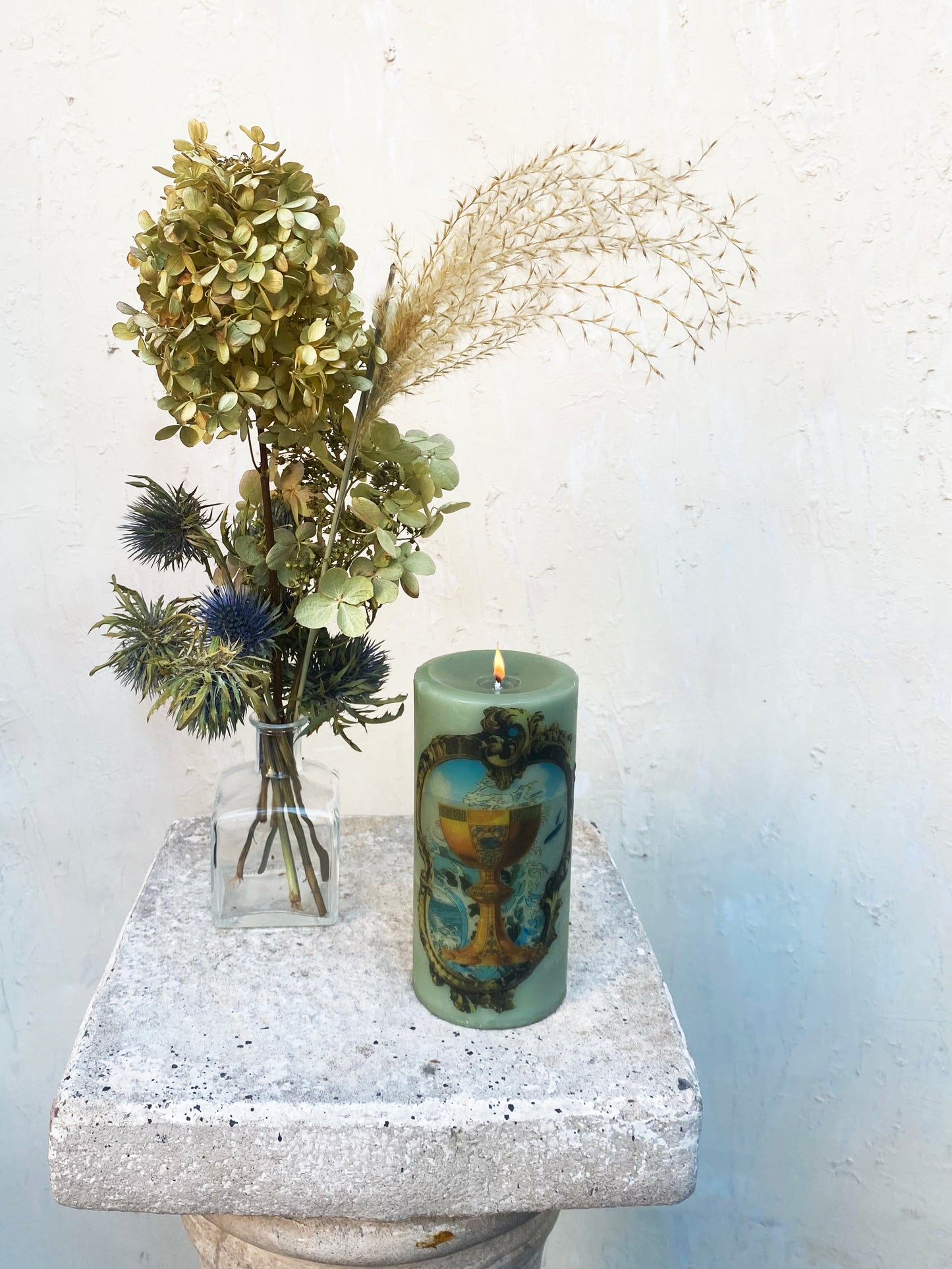 ACE OF CUPS (Wax Pillar)