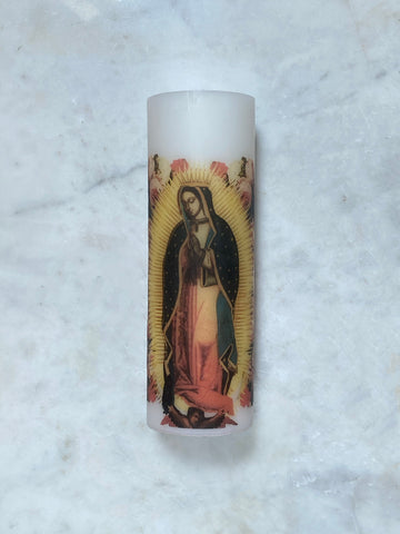 OUR LADY OF GUADALUPE (Wax Pillar)