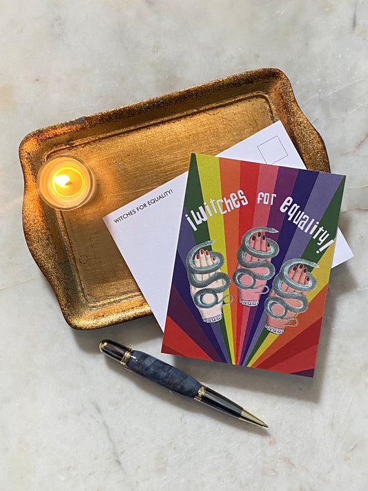 WITCHES! FOR! EQUALITY! POSTCARD