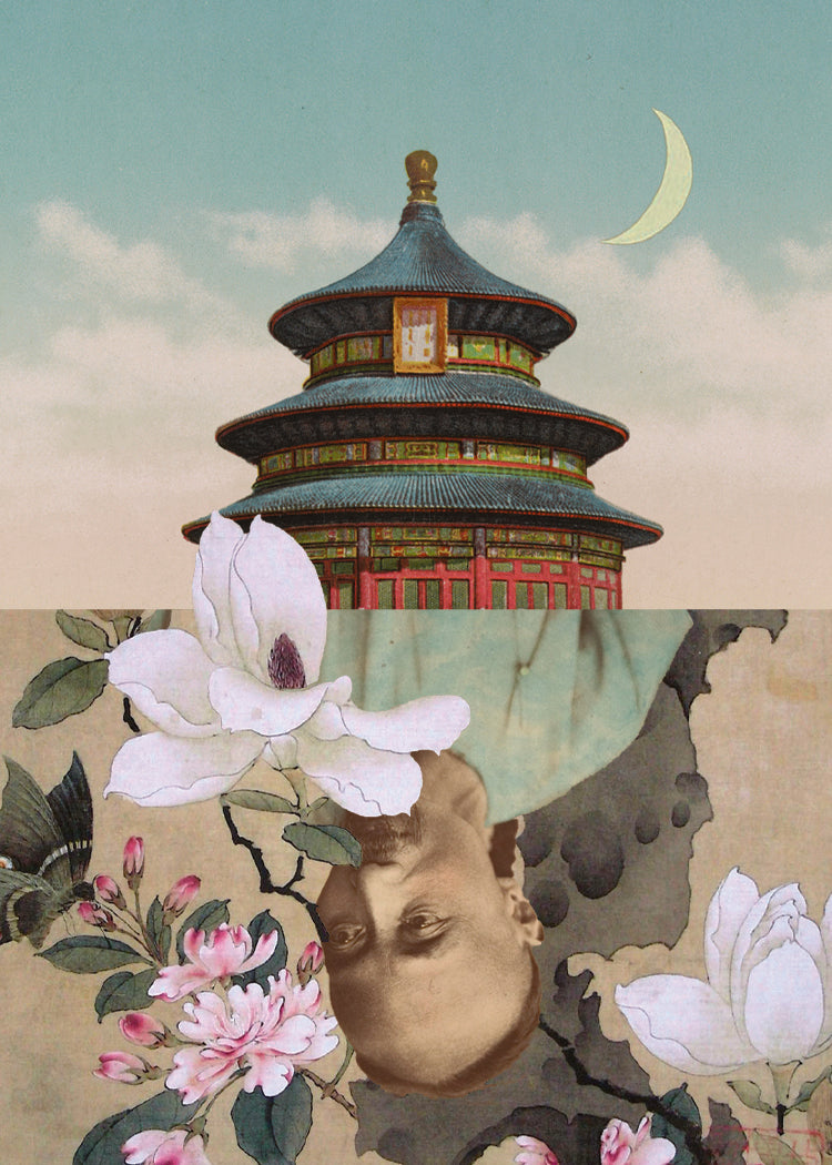 HONG KONG GARDEN SET OF 3 ARTIST TRADING CARDS