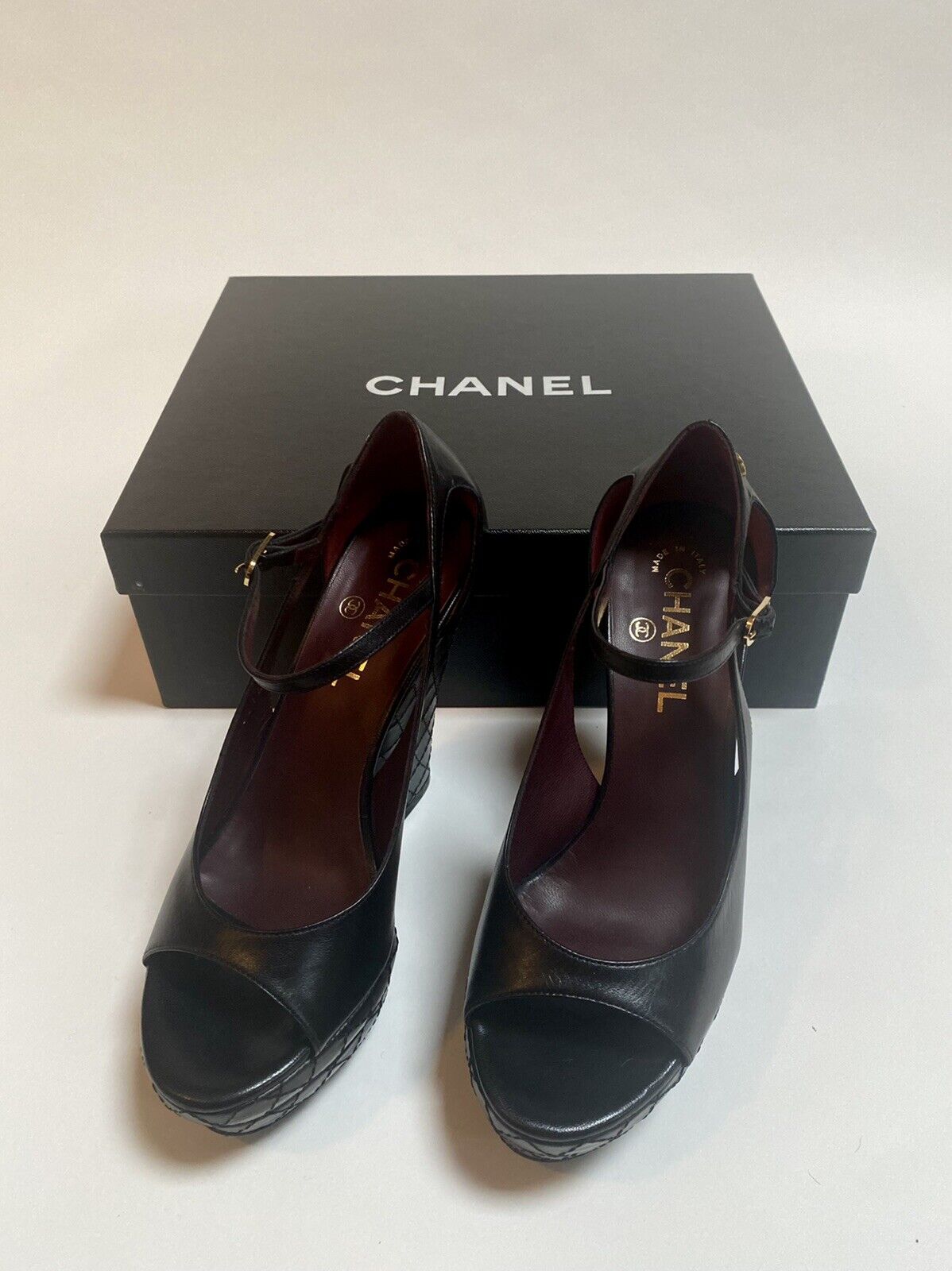 CHANEL PLATFORM HEELS