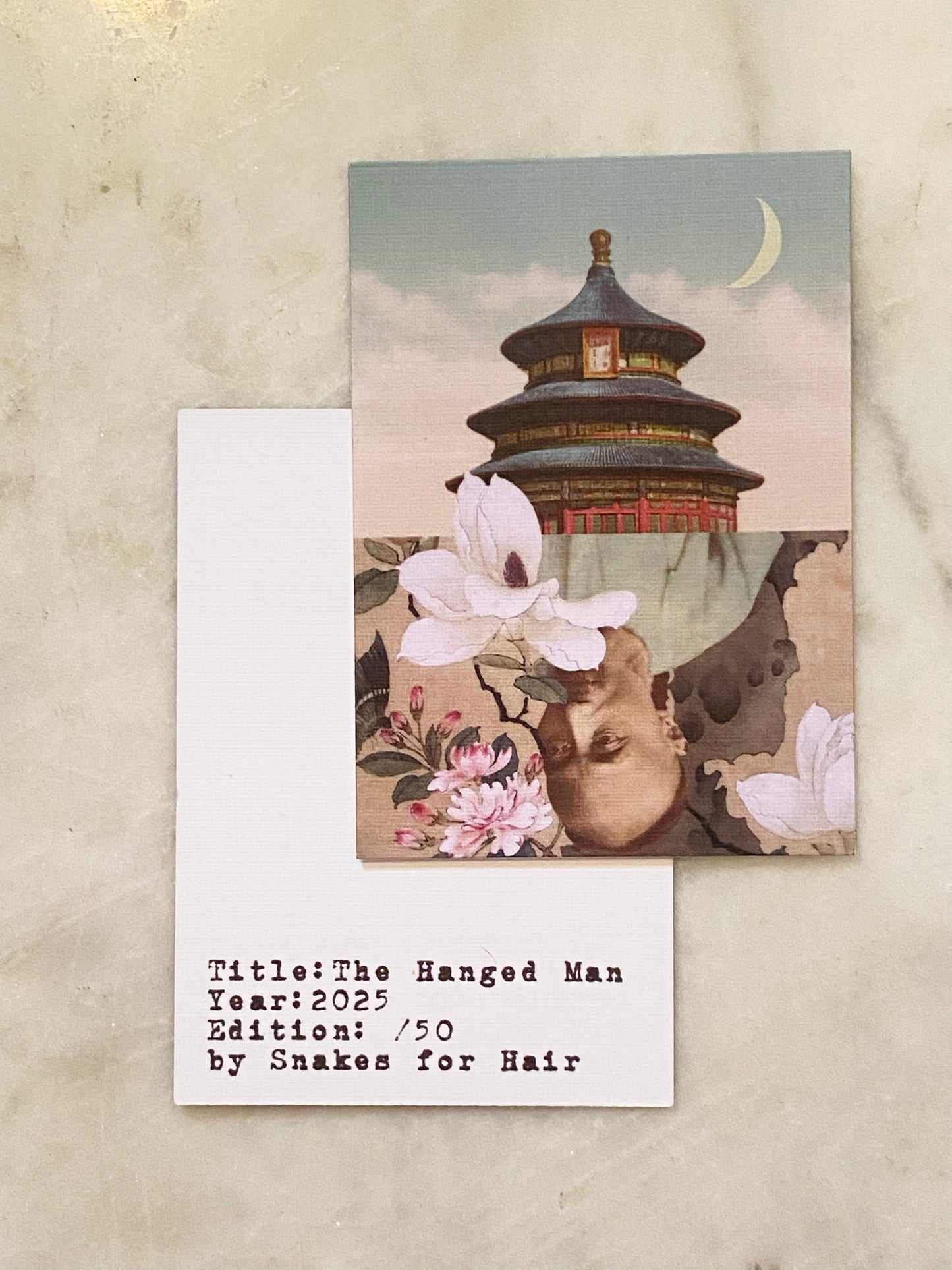 HONG KONG GARDEN SET OF 3 ARTIST TRADING CARDS