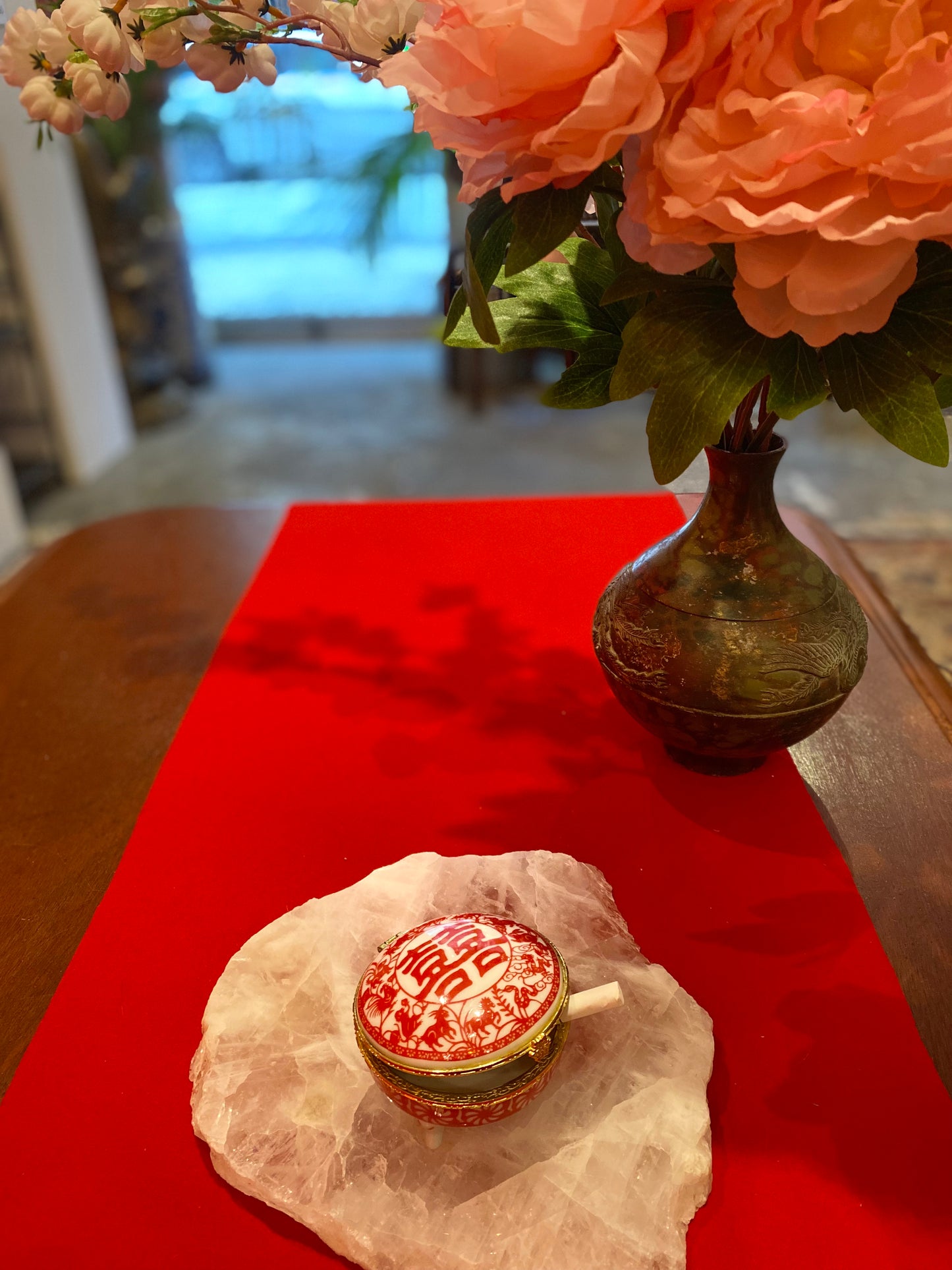 CHINESE ZODIAC TRINKET/POWDER BOX