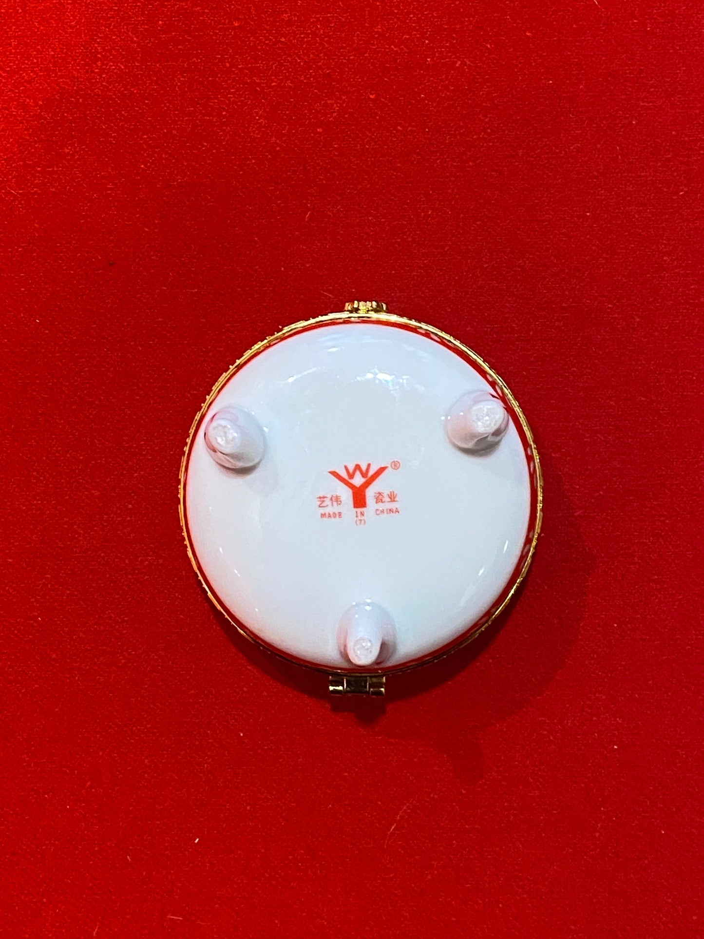 CHINESE ZODIAC TRINKET/POWDER BOX