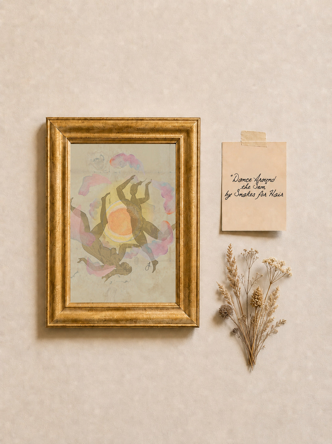 "DANCE AROUND THE SUN" PRINT