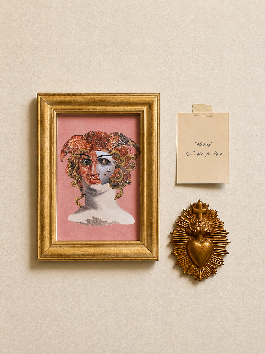 "PSYCHEDELIC MEDUSA" FRAMED PRINT - CUSTOM