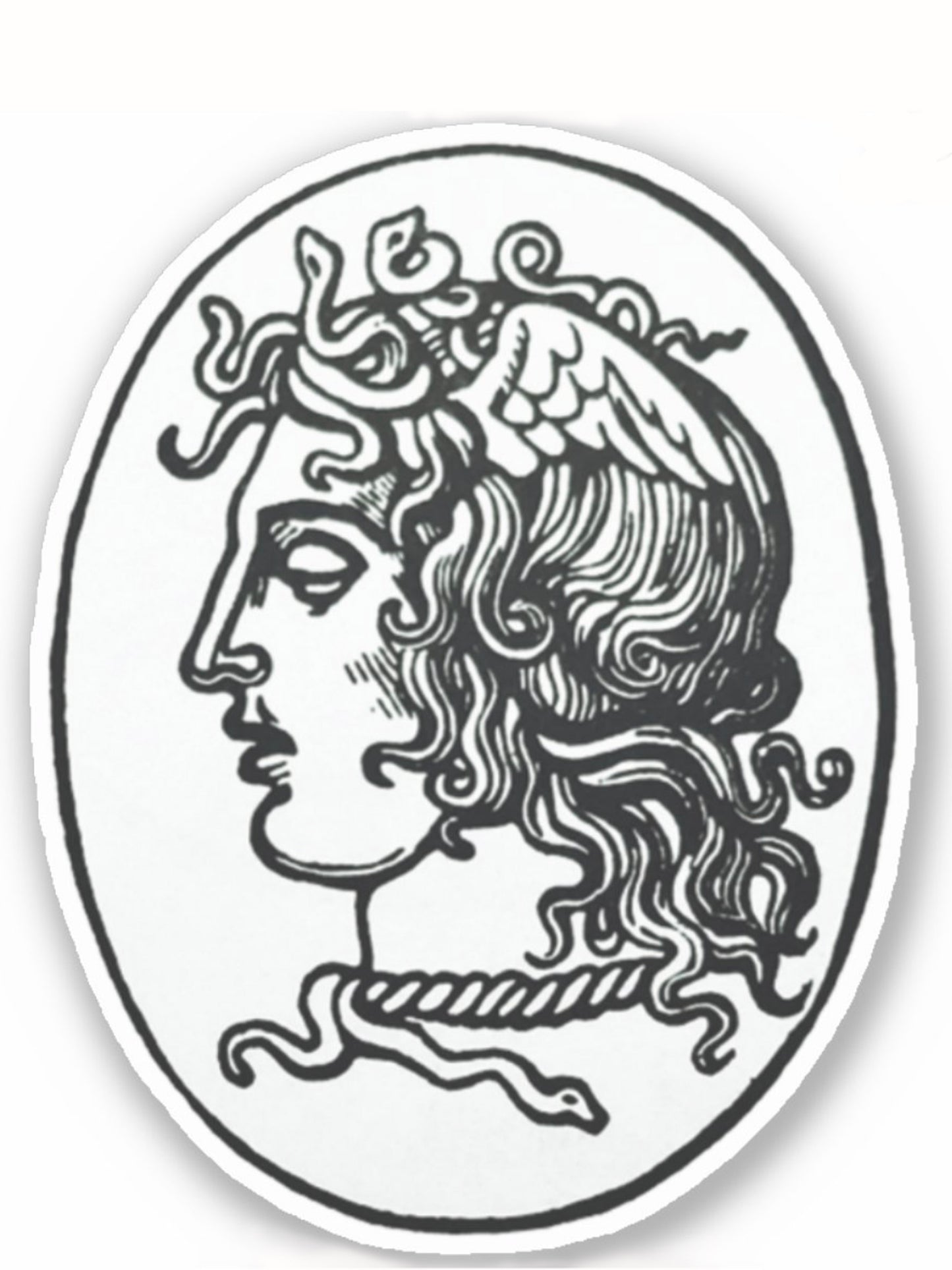 MEDUSA MEDALLION STICKER