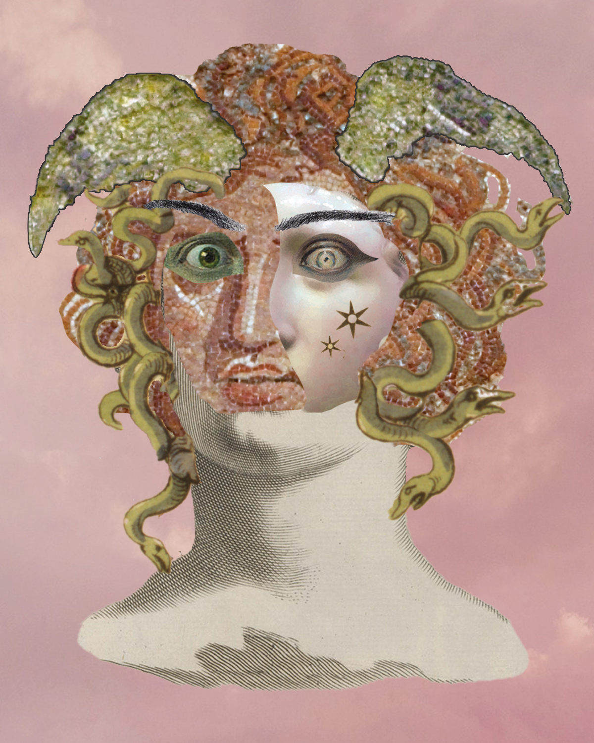 "PSYCHEDELIC MEDUSA" FRAMED PRINT - CUSTOM
