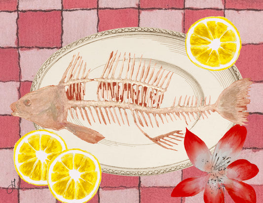 "STILL LIFE WITH FISHBONE" PRINT