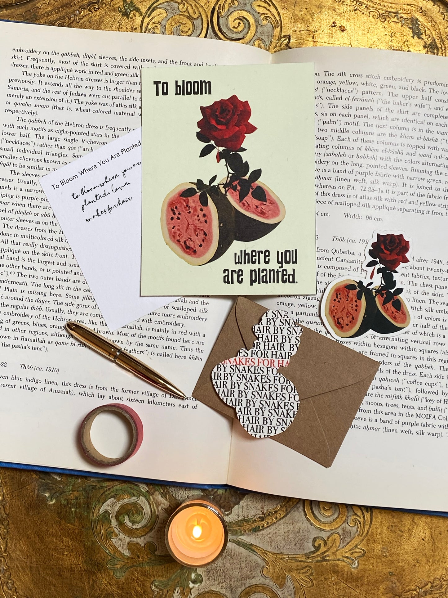 TO BLOOM WHERE PLANTED STICKER