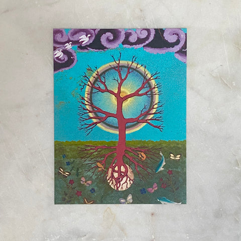 COSMIC TREE POSTCARD